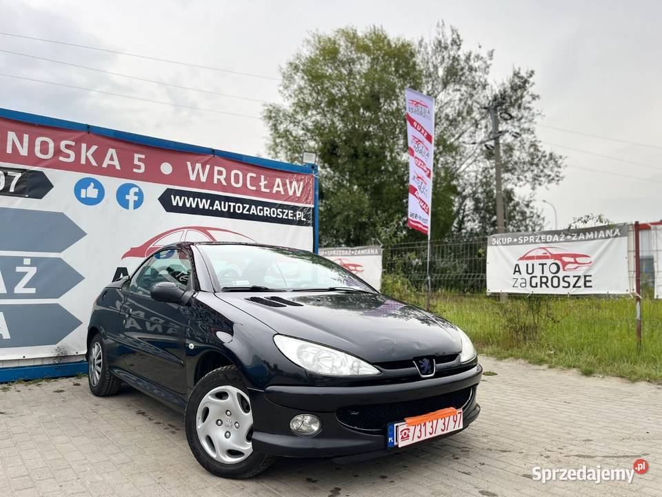 Peugeot 206 CC 16 Benzyna 2006 Cabrio Skory Wrocław