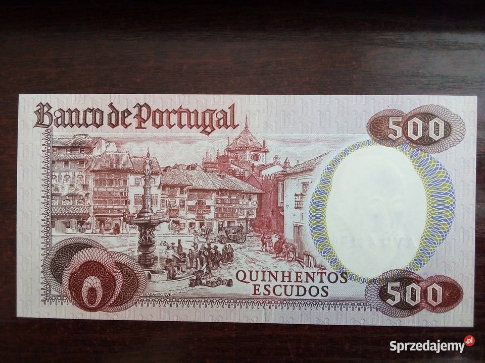 Banknot 500 escudos Portugalia Pozostałe Płońsk