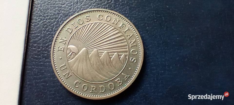 Stare monety 1 cordoba 1972 Nikaragua podkarpackie Lesko