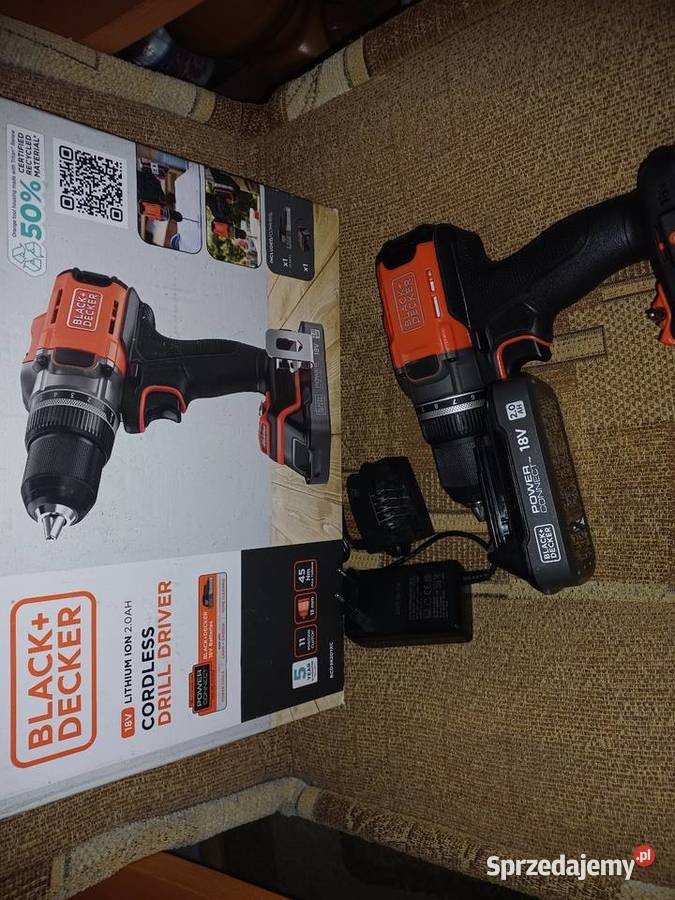Black Decker BCD382D1XC Wiertarkowkrętarka ECO