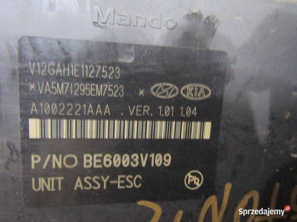 POMPA HAMULCOWA ESP ABS KIA STONIC BE6003V109