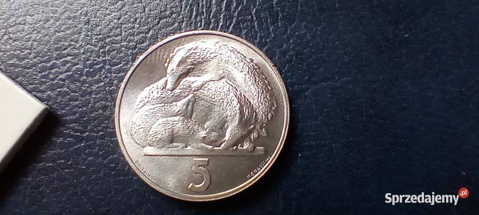 Stare monety 5 lir 1975 San Marino Numizmatyka Lesko