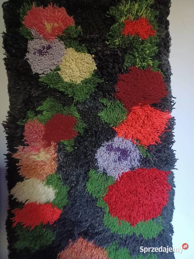 Kilim Sumak PRL na ścianę wełniany rękodzieło Łódź sprzedam