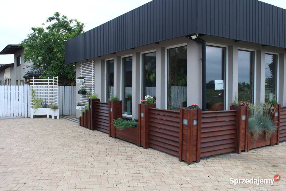 DUŻA DONICA DREWNIANA Z KRATKĄ Lelów sprzedam