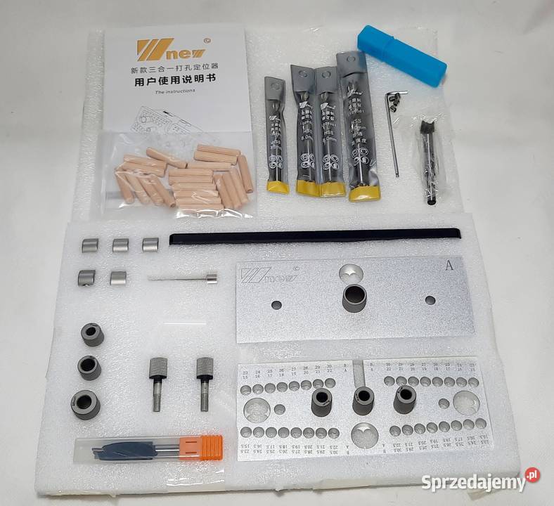 Narzędzie łączenia kołki konfirmaty pozycjoner Gubin