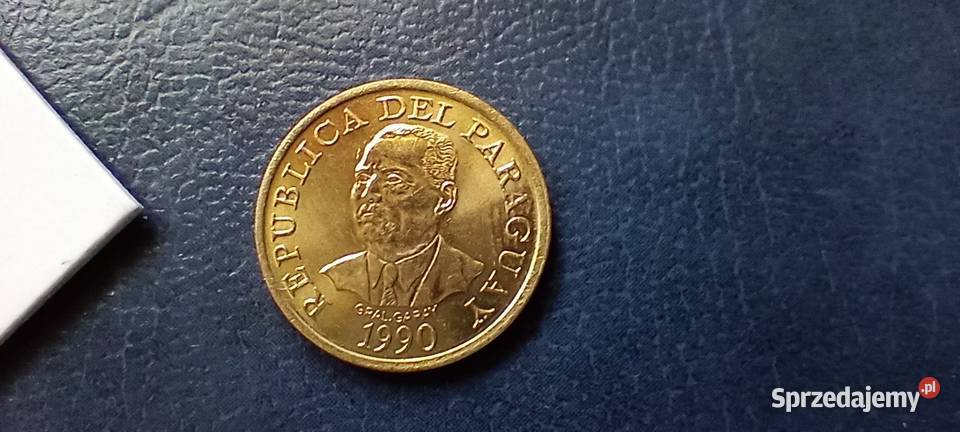 Stare monety 10 guarani 1990 Paragwaj Lesko