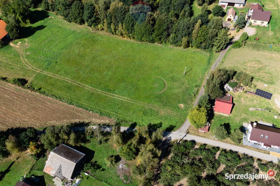 Działka budowlana 70ar media droga asfaltowa Marcyporęba
