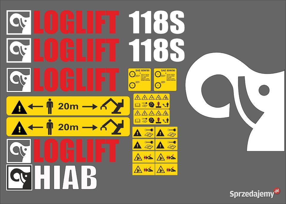 Naklejki Loglift 118s inne modele mocne Bydgoszcz