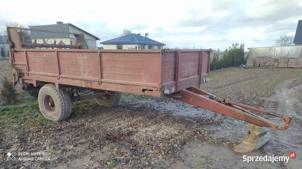 Rozrzutnik obornika jedno osiowy stan lubelskie Bełżyce