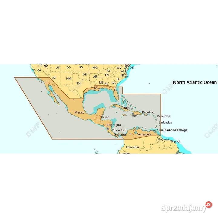 C-Map MAX NT Centralna Ameryka i Karaiby NA-M027