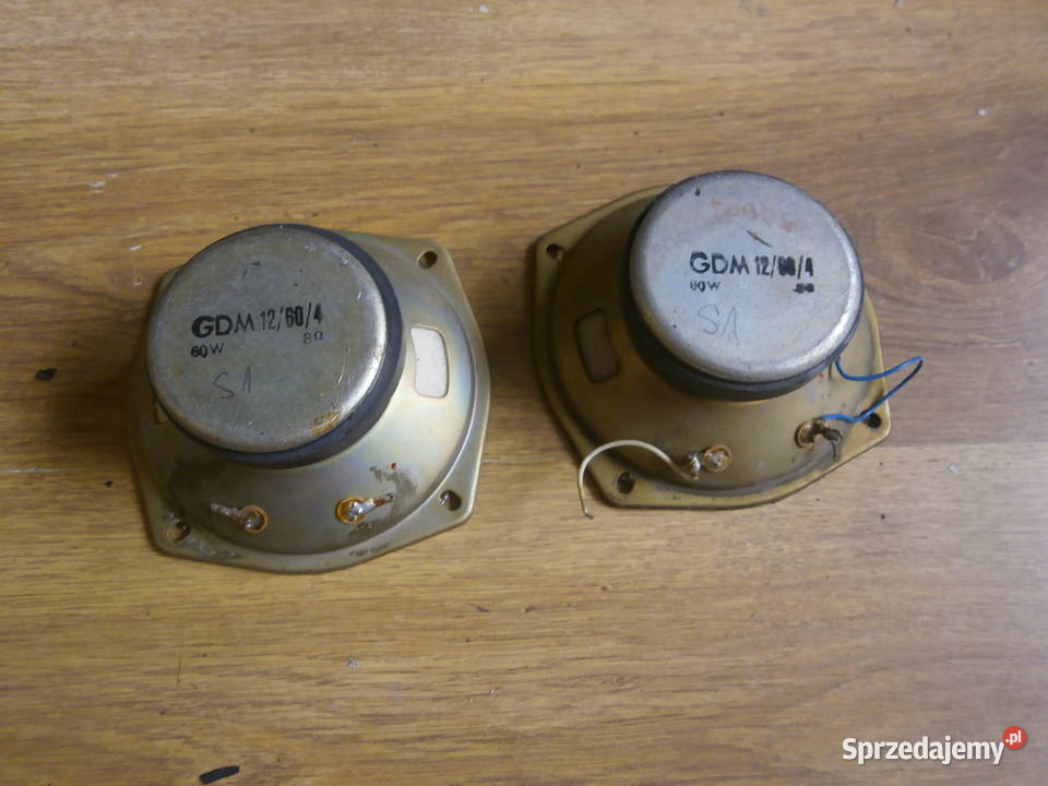 Głośniki GDM 1260 8ohm Tonsil do regeneracji 2 Łódź