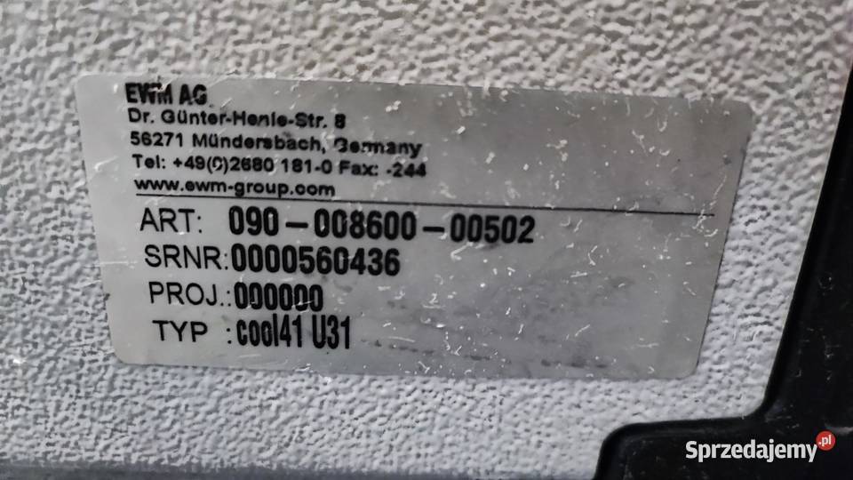 Spawarka EWM Tetrix 300 AC DC Comfort puls 5 Sucha Beskidzka