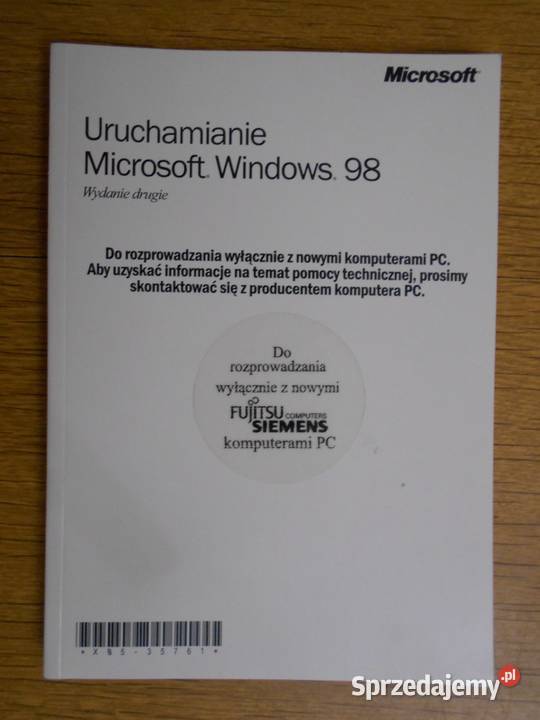 Uruchamianie Microsoft Windows 98 lubelskie Parczew sprzedam