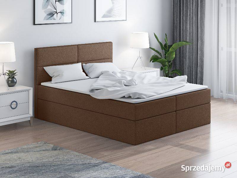 Łóżko kontynentalne TREVISO materac 160x200 cm + pojemnik