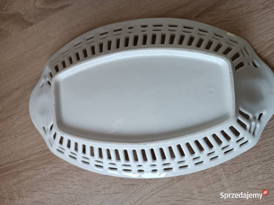 Ażurowy porcelanowy duży koszyczek Gorlice sprzedam