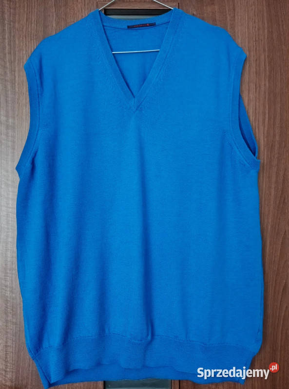 Bezrękawnik męski z dekoltem w serek Łódź