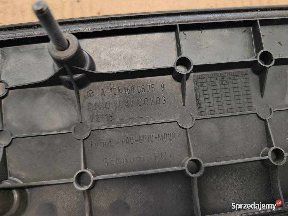 Pokrywa zaworów Mercedes M104943 24V R129 W140 Motoryzacja
