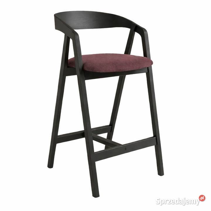 Hoker Krzesło Barowe Śliwkowy KB12 Gdańsk