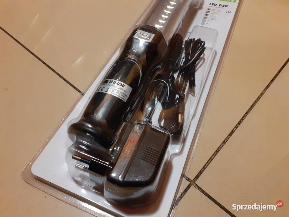 Diodowa lampa akumulatorowa LEDx10Firmy EAZY Somonino