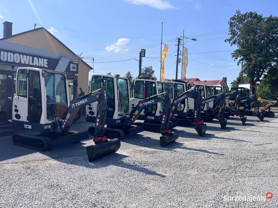 Mini koparka TEREX TC16 z 2015r 1800 rozsuwana 6 Złoczew
