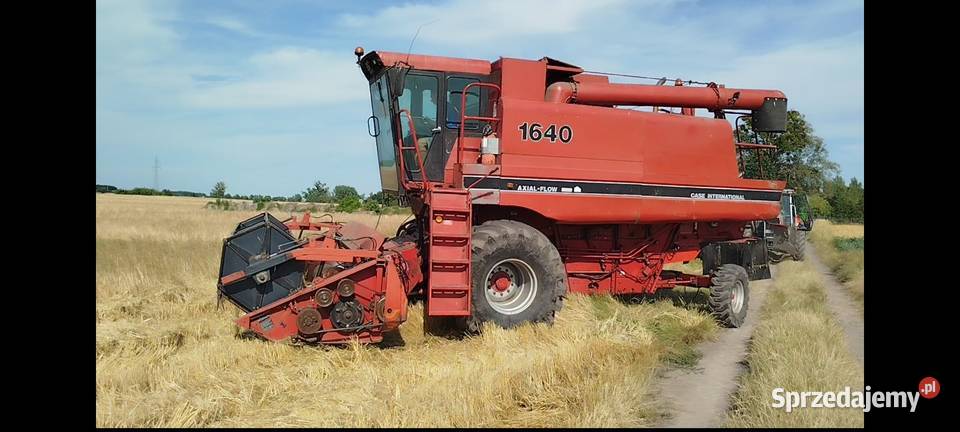 Kombajn zbożowy torowy Case 1640 Axial Flow nieuszkodzony Zbożowe Rejowiec Fabryczny