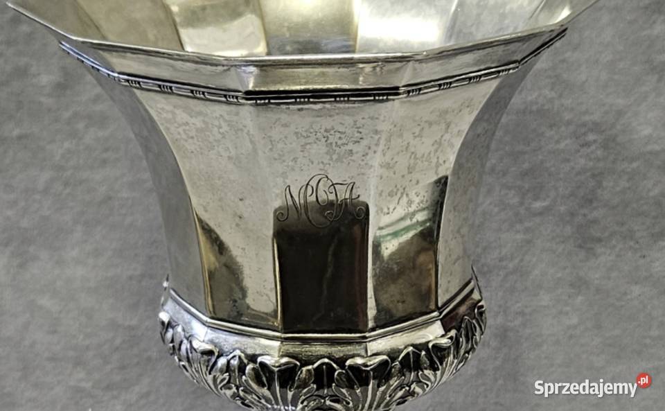 Puchar srebrny Szwecja Sztokholm WA Bolin 1917 Zgorzelec