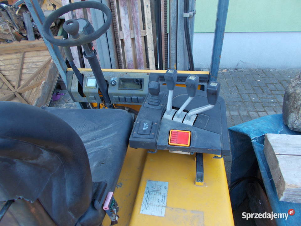 wózek widłowy Elektryczny 3 kołowy elektryczny Brzeg