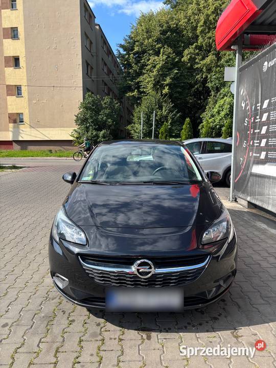 Opel Corsa E OPEL CORSA 14 75 3D czarny bezwypad małopolskie Kraków