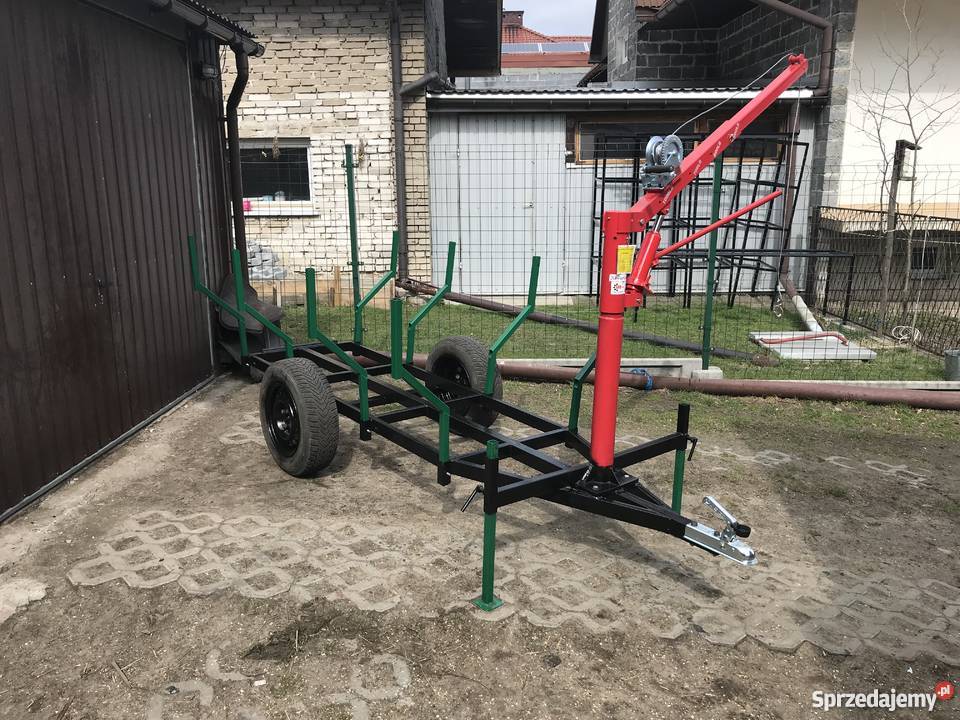 Przyczepa do quada hds dźwig kiprowana lesna na małopolskie Olkusz sprzedam