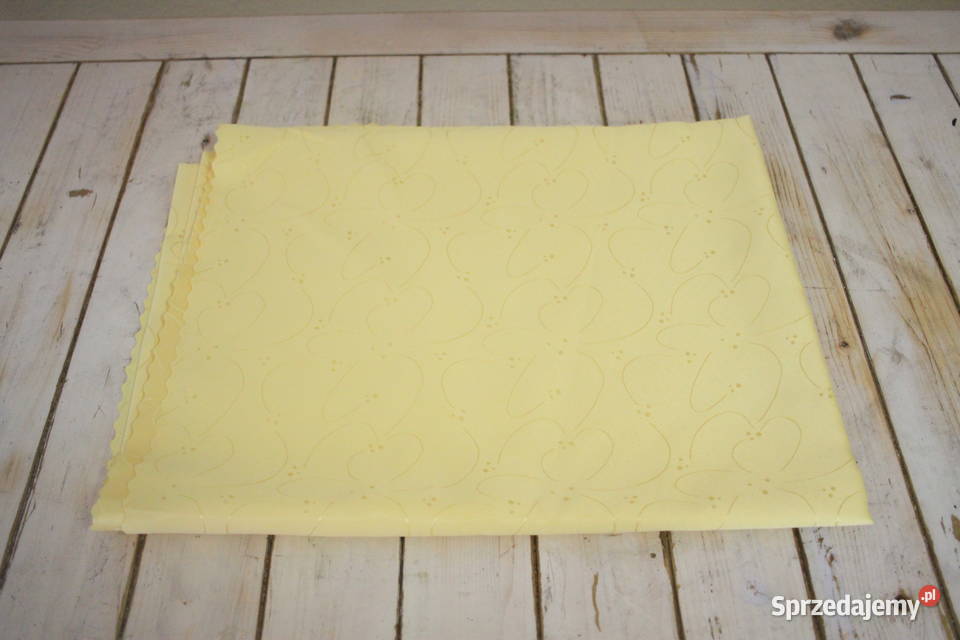 Obrus żółty 155x170 wiele sztuk Akcesoria kuchenne Pszczyna sprzedam