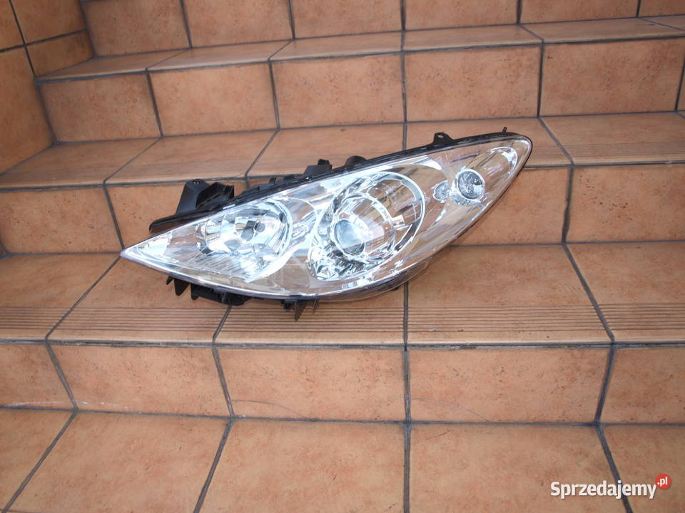 Peugeot 307 lampa lewa przód zwykła soczewka wielkopolskie Kalisz