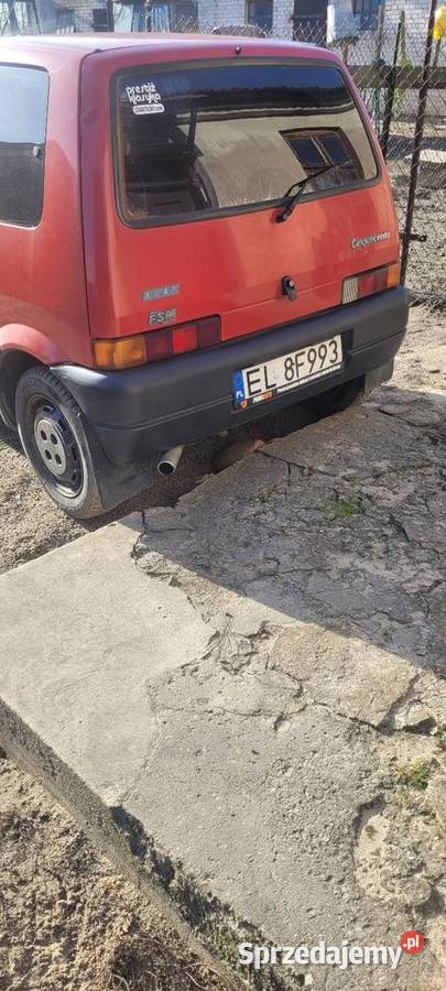 Cinquecento 700 1994r gaznik fos benzyna
