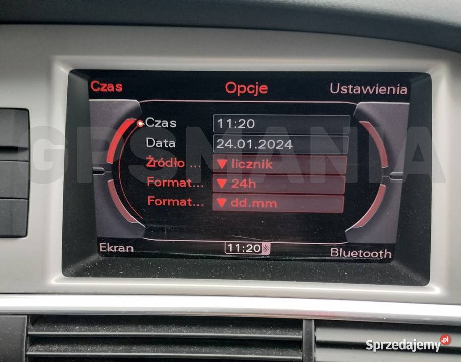POLSKIE MENU LEKTOR NAWIGACJI AUDI A4 A5 A6 A8 Łódź