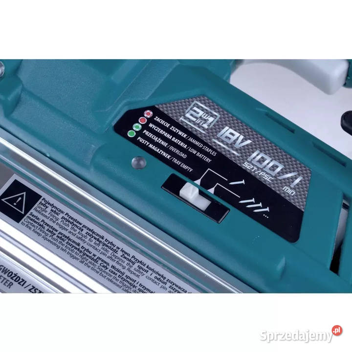 ZSZYWACZ GWOŹDZIARKA 2W1 ZSZYWACZ AKUMULATOROWY Opalenica