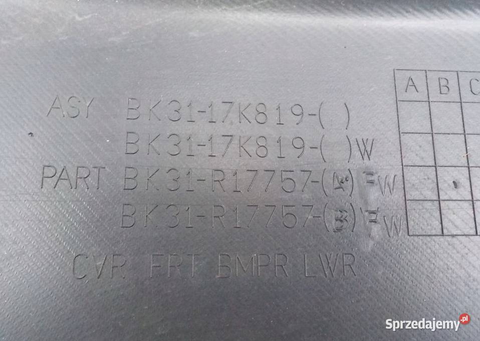 ZDERZAK PRZEDNI PRZÓD FORD TRANSIT V363 MK8 2013 osobowe Nowy Tomyśl