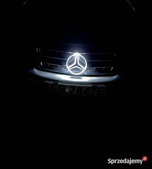 Grill Mercedes w202 podświetlenie znaczka małopolskie