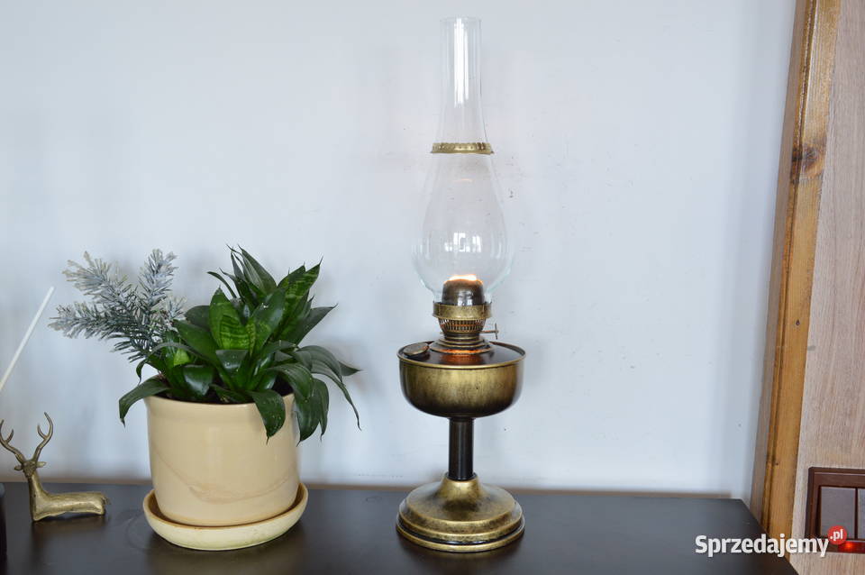 stara metalowa LAMPA NAFTOWA b stara Ditmar Jastrzębie-Zdrój