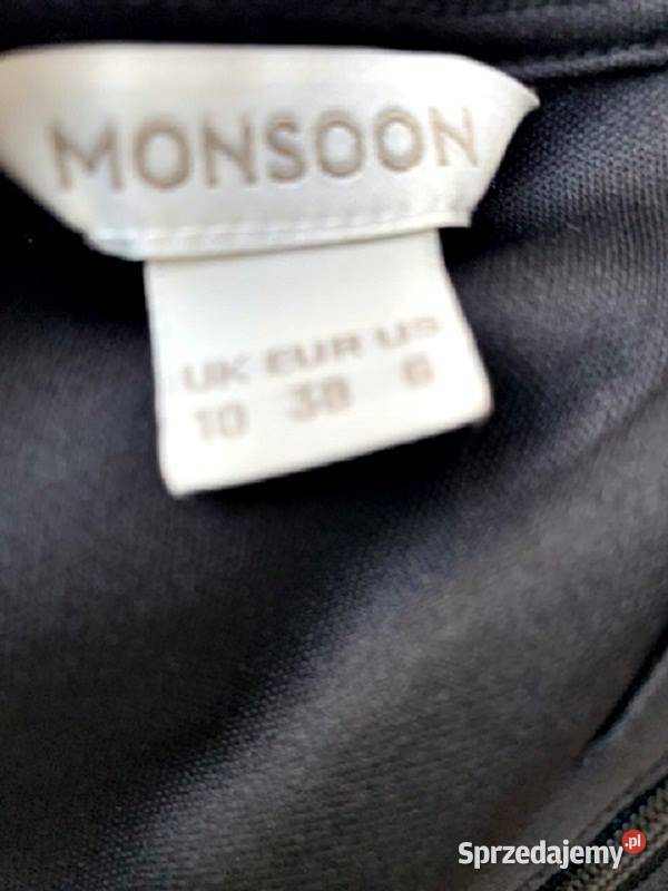 monsoon sukienka koronkowa siateczka mieniąca Rozmiar 38(M) Choszczno