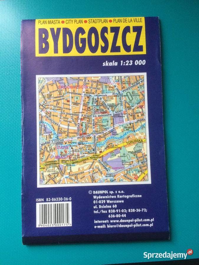 3368 Plan Miasta Bydgoszcz zachodniopomorskie Szczecin sprzedam