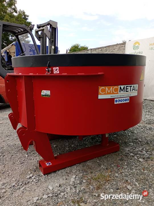 Betoniarka na wałek WOM 400L 1200L
