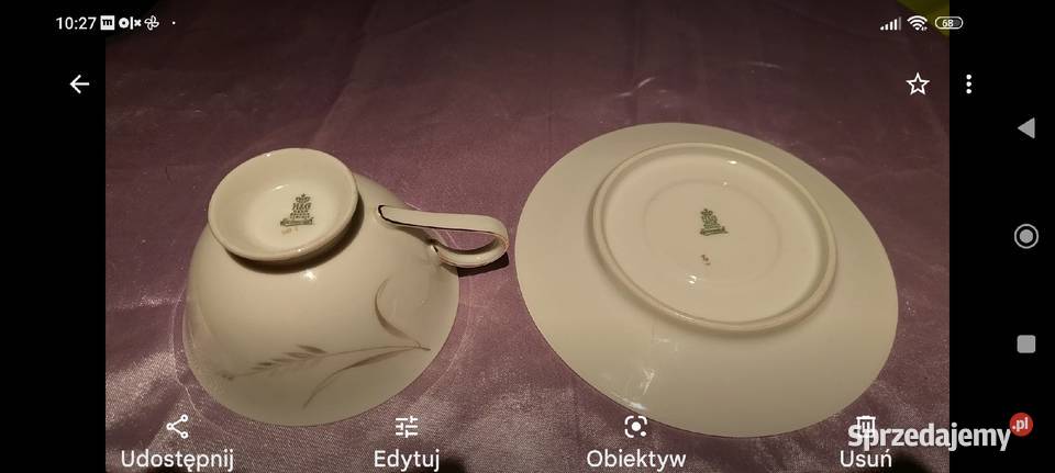 Stara duża filiżanka porcelana Heinrich Selb dolnośląskie sprzedam