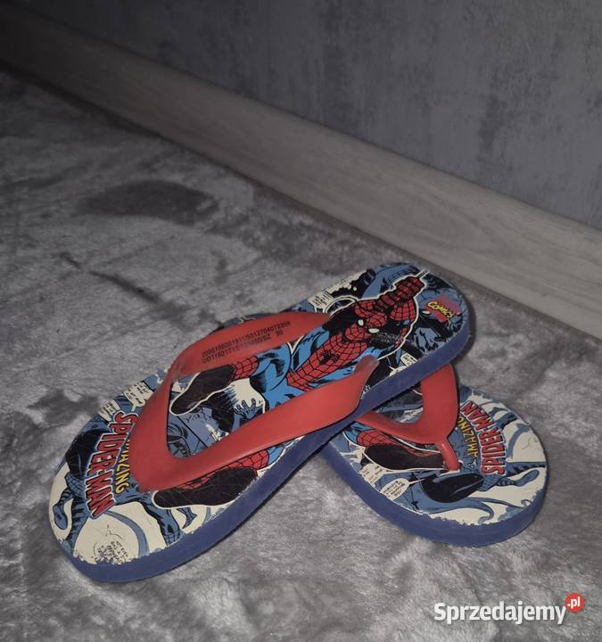 Klapki japonki chłopiec Marvel Comics Spiderman guma Łódź