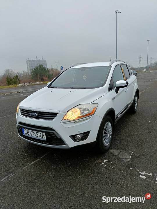 Ford Kuga 2011 20 TDCi 140 zadbany biały manualna Bydgoszcz