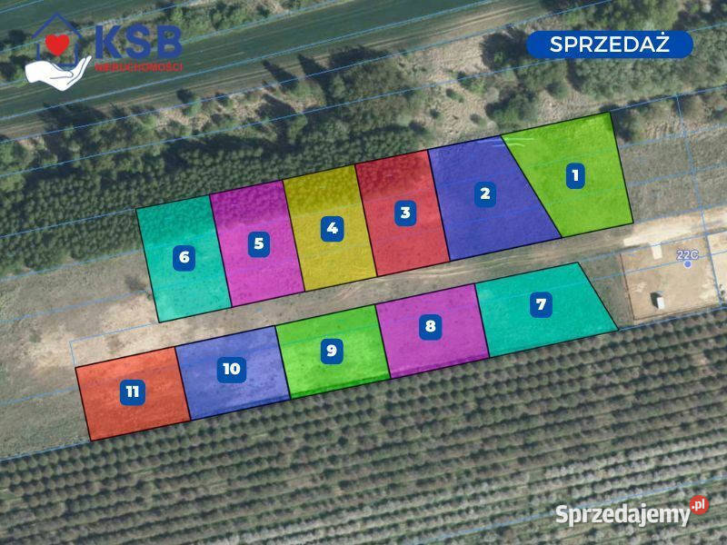 Działka z WZ cicha zielona okolica Dąbrówki Ostrowiec Świętokrzyski