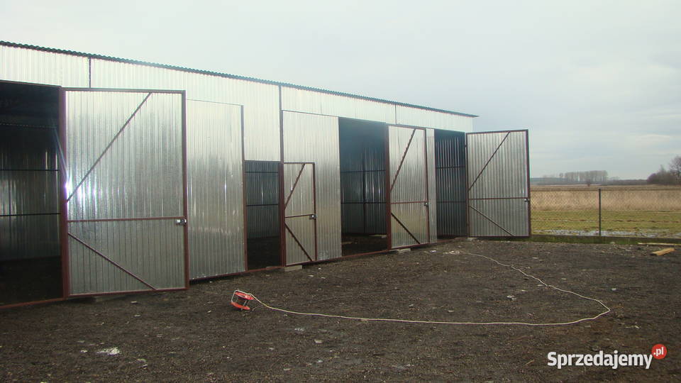Garaż Blaszany Hala Blaszana Magazyn Blaszany 201zł/m2