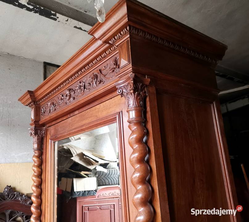 Pojedyncza wysoka szafa eklektyczna 254 spirale Wałbrzych sprzedam