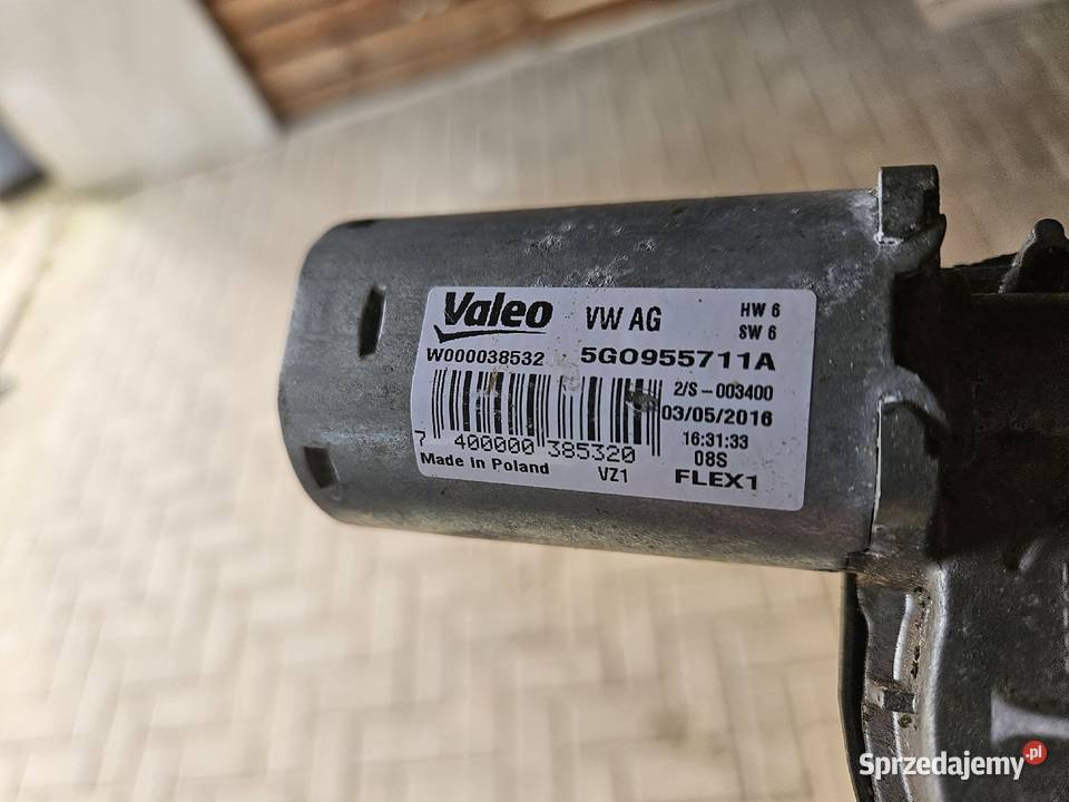 VW SILNICZEK WYCIERACZEK TYŁ 5G0955711A Mechanizmy wycieraczek Międzychód