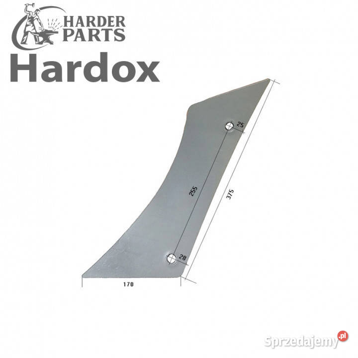 Pierś HARDOX 90063170L części do pługa SKJOLD Suwałki