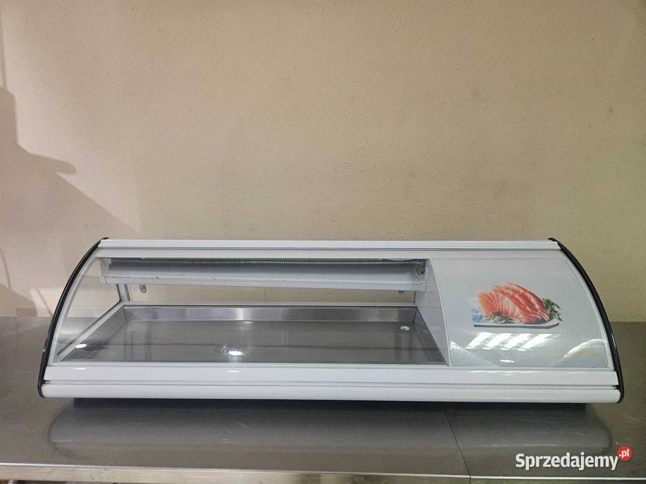 Lada chłodnicza sushi biała 130 R600a LED 5x GN Góra