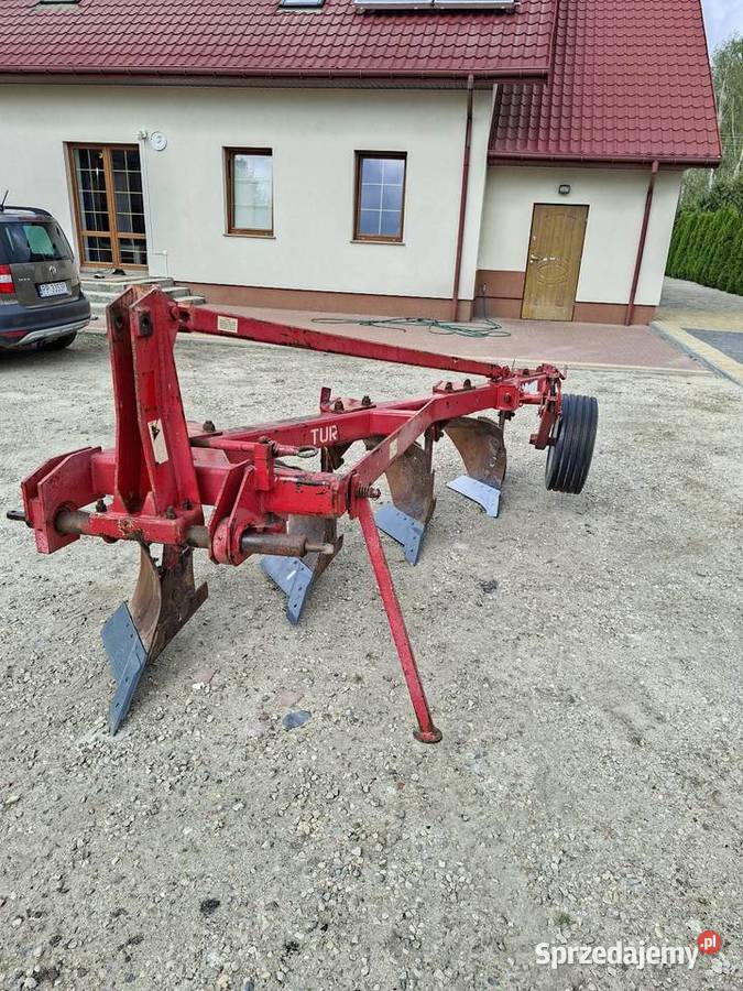 Pług 4x40 Unia Tur 2006r oryginal transport Parczew